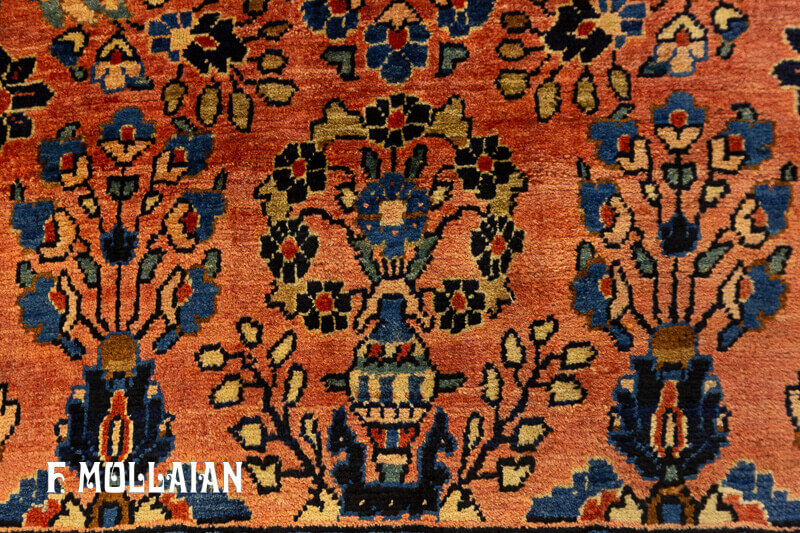 Antique Persian Small Saruk Rug n°:34275843